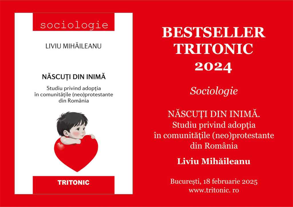 „Născuți din inimă” – bestseller la categoria&nbsp;Sociologie